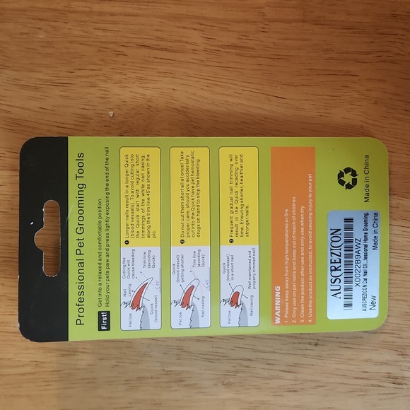 Pet nail clippers. New unopened pkg - Picture 2 of 2